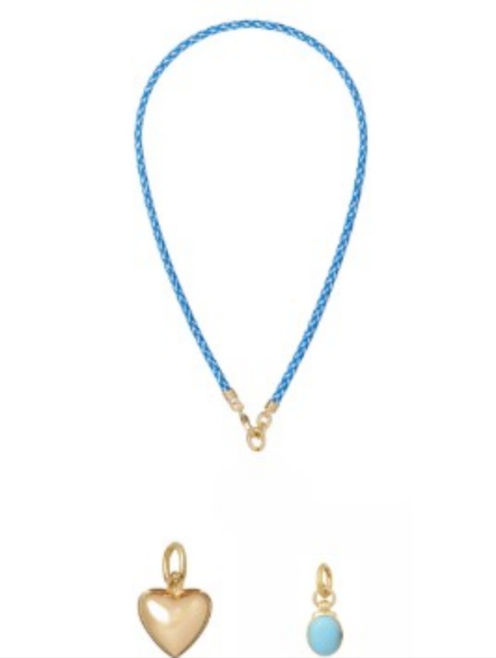 Roxanne Assoulin The Happy Cord Double Charm Necklace
